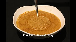 How To Make Authentic Satay Peanut Sauce – Melissa’s Home Cooking [upl. by Fonzie623]