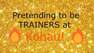 Pretending to TRAIN people at Kohau Roblox Trolling [upl. by Ahtelrac]