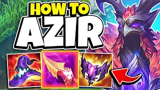 How to think and play like a Challenger Azir in Season 14 Educational Commentary [upl. by Elsa147]