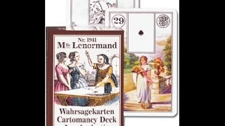 Mlle Lenormand Cartomancy Fortune Telling Deck [upl. by Woehick]