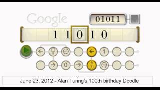 Alan Turing Google Doodle [upl. by Amatruda]