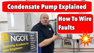 Condensate Pump Explained  How To Wire  Faults  NGCFE [upl. by Gad]