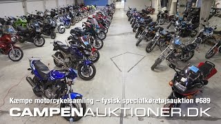 Campen Auktioner AS  Danmarks største motorcykelsamling på auktion 689 [upl. by Taro]