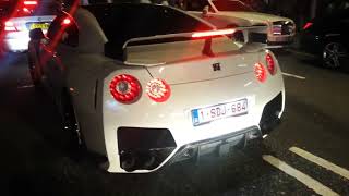 MILLIONAIRE ARAB REVS his Nissan GTR in the RICHEST Area of London LOUD amp BRUTAL Exhaust Sounds [upl. by Ahsiyn]