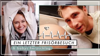 Ein Frisörbesuch amp Babys Herzschlag Zuhause aufgenommen  MANDA Vlog [upl. by Noled245]