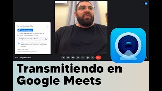 Transmitiendo en Google Meets con Camo Cam  Oceano Studio [upl. by Brandt436]