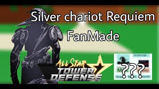 Silver Chariot Requiem FanMade All star tower Defense Roblox [upl. by Llehsal924]