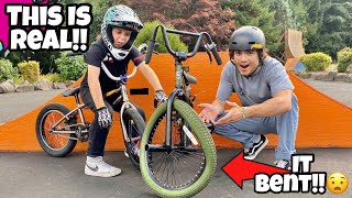 Walmart Game Of Bike GONE WRONG Caiden VS Kaden [upl. by Nhguavoj]