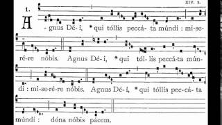 Agnus Dei Missa XI Orbis factor Cant gregorià [upl. by Odelia668]