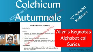 COLCHICUM 30  Homoeopathic Medicine  Uses amp Benefits in Hindi Homoeopathicvines [upl. by Thrasher]