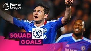 Crazy Chelsea Goals  Lampard Hazard Drogba  Squad Goals [upl. by Nady]