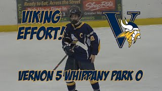 Vernon 5 Whippany Park 0  Ice Hockey Highlights [upl. by Thor170]