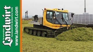 Kässbohrer PistenBully 300 GreenTech im Silage Einsatz [upl. by Aleras]