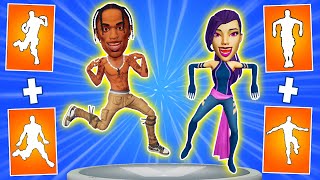 What happens if mix two Fortnite dances in one Part 27 Billy Bounce emote  Leapin dance [upl. by Aken]