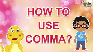 How To Use Comma In English Sentences  English Grammar For Kids  Roving Genius [upl. by Nollie]