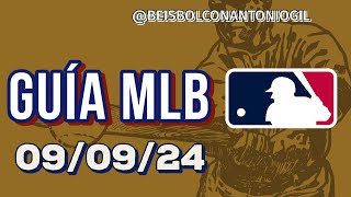 GUÍA DE PRONÓSTICOS MLB 090924 [upl. by Cliff91]