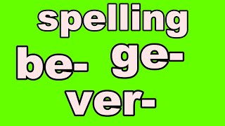 VOORVOEGSELS BE GE VER SPELLING met meester Richard [upl. by Heyde]