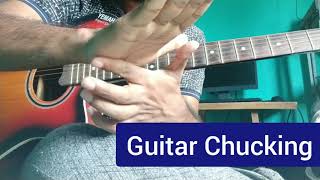 Tutorial 27  Basic guitar chucking  guitar chucking exercise technique  How to play chucking [upl. by Atalayah576]