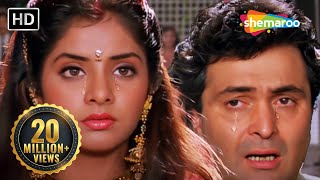 Tere Dard Se Dil Aabad Raha  Kumar Sanu  Rishi Kapoor  Divya Bharti  Dard Bhare Gaane [upl. by Leboff]