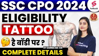 SSC CPO Eligibility 2024  SSC CPO Medical Test 2023  SSC CPO New Vacancy 2024 By Garima Maam [upl. by Bulley]