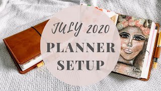 July 2020 Planner Setup  PLANNER PERFECT METHOD in a Wide TN  The Pixie Planner [upl. by Alenairam]