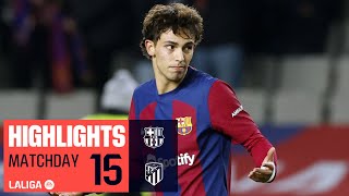 FC BARCELONA  ATLÉTICO DE MADRID 10  RESUMEN [upl. by Myer]