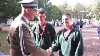 Ceremony in honour of Polish Soldiers LommelBE28Sept2014 [upl. by Glori]