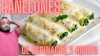 CANELONES DE ESPINACAS Y RICOTA [upl. by Roseann]