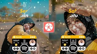 Cara Membuat Video Stories Kekinian dengan Filter Text dan Effect Template Keren di Kinemaster [upl. by Lugo893]