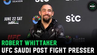 Robert Whittaker targets Dricus Du Plessis but “Izzy’s still on the hit list” [upl. by Llenrap105]