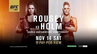 RONDA ROUSEY VS HOLLY HOLM  UFC 193  Simulação EA SPORT UFC [upl. by Orapma]