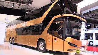 2020 Neoplan Skyliner 76Seat Double Decker Luxury Coach  Exterior Interior Walkaround [upl. by Enilecram989]