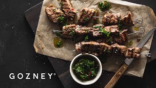 Beef Skewers with Chimichurri  Roccbox Recipes  Gozney [upl. by Annmarie]