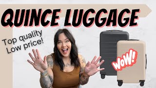 Quince carry on luggage review  Better than Away luggage [upl. by Velick]