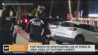 Fort Worth officials investigating YouTubers arrest that went viral [upl. by Mroz]