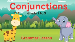 Conjunctions  Types  Grade 3  4  kids  What are conjunctions Conjunctions in English Grammar [upl. by Adnarb]