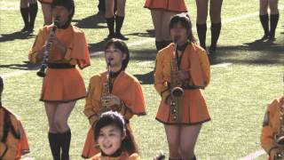 Bandfest 2012 Kyoto Tachibana High School Band Japan Action clip [upl. by Alvis528]