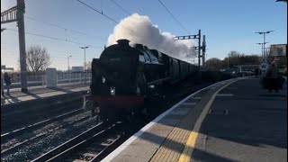 ‘46115 Scots Guardsman’ passing Twyford 251123 [upl. by Ynhoj329]