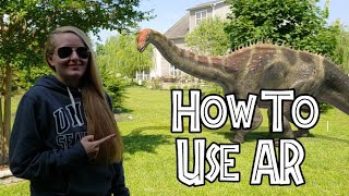 How to See Dinosaurs in Real Life  AR in Jurassic World Alive [upl. by Clite794]