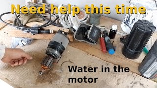 Shurflo 9325 submersible pump Water in the motor [upl. by Premer]