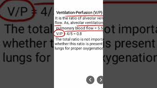 Ventilation Perfusion ratio [upl. by Belda]