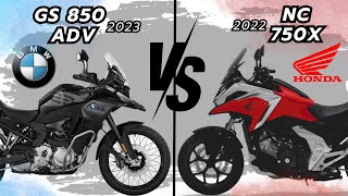 GS 850 ADV x NC 750X  COMPARATIVO PORQUE FIZ UM DOWNGRADE E TROQUEI UMA PELA OUTRA [upl. by Golding]