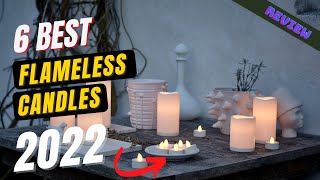 Best Flameless Candles of 2022  6 Best Flameless Candles Review [upl. by Ojybbob919]