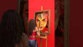 Painting Wonder Woman in Pop Art [upl. by Samoht]