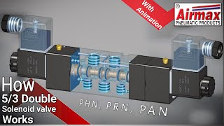 How 53 Double Solenoid Valve Works  what is the difference between PHN PAN amp PRN [upl. by Strohben]