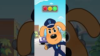 Police Teach Traffic Safety Tips for Kids sherifflabrador shorts [upl. by Higgins]