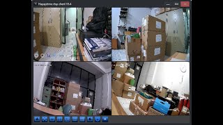 Mencoba Happytime RTSP Client Bisa Menampilkan Multiple RTSP Stream IP Camera  DVR Secara Bersamaan [upl. by Sheeb]