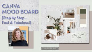 How To Make A Mood Board With Canva  Step by Step Tutorial For Beginners [upl. by Eniruam852]