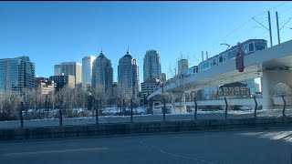 Memorial drive  Bridgeland  Kensington Calgary [upl. by Rafaelia363]