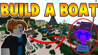 EL PARQUE DE DIVERSIONES MÁS GRANDE DE BUILD A BOAT  Roblox [upl. by Pfosi84]